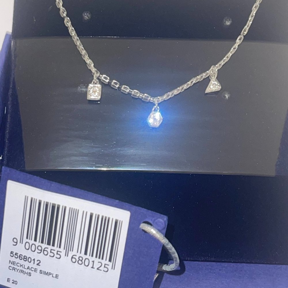 Swarovski 3 Stone Necklace - Brand New - Item 5568012